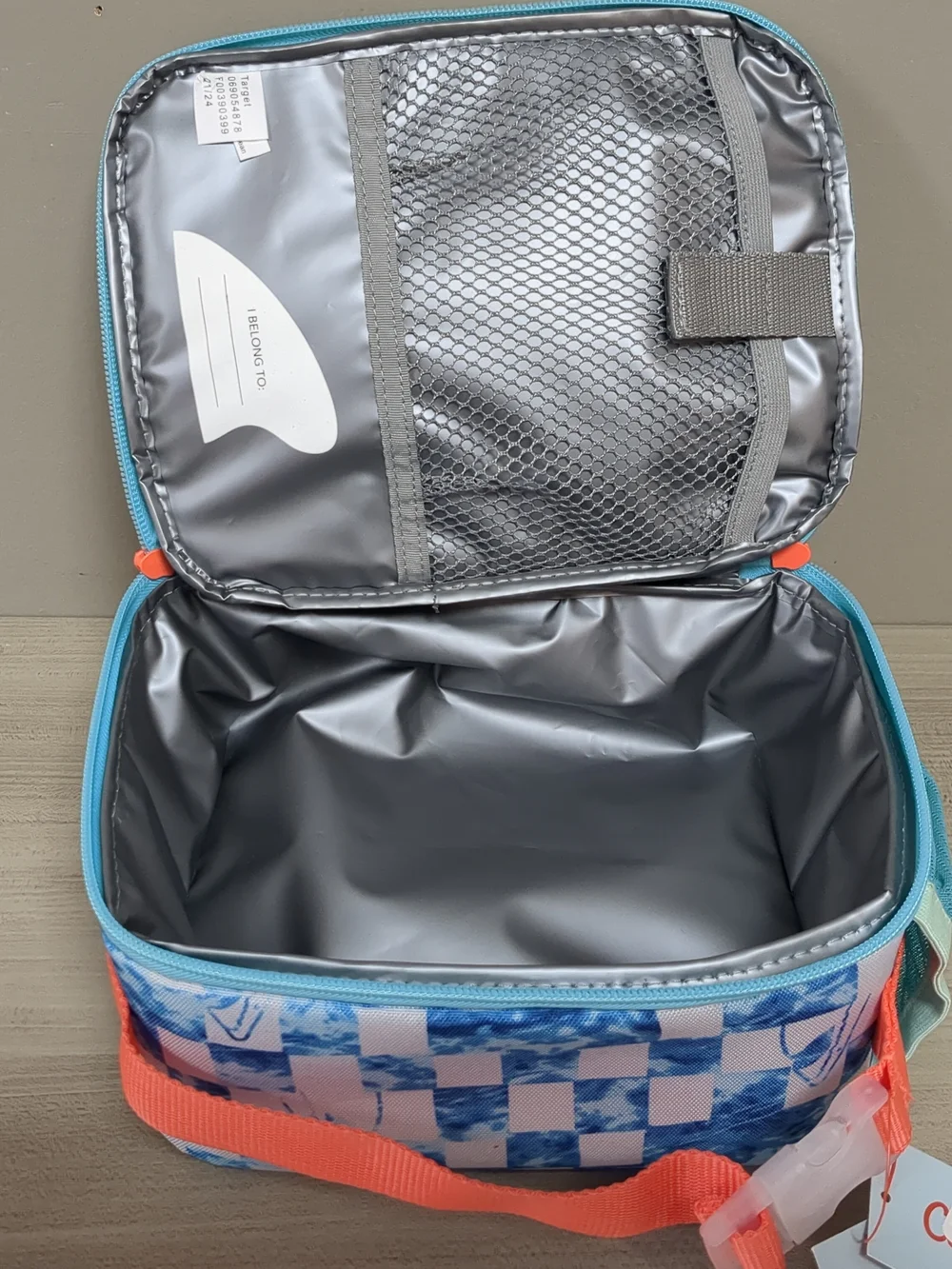 Cat & Jack Shark Lunch Box Lunch Bag Lunch Tote